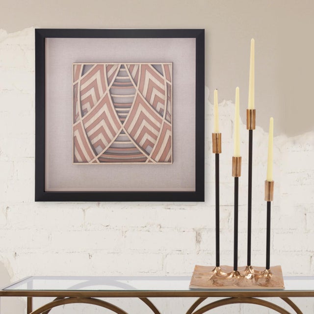 Kenneth Ludwig Chicago Dimensional Wood Mandala Wall Art For Sale - Image 4 of 9