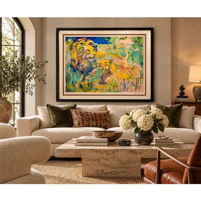LeRoy Neiman – Lion Couple – 1981 Hand-Signed Limited Edition Serigraph 244/300 For Sale - Image 12 of 12