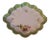 18th Century Derby Porcelain Apple Green with Puce Marks Scalloped Centerpiece Dish For Sale