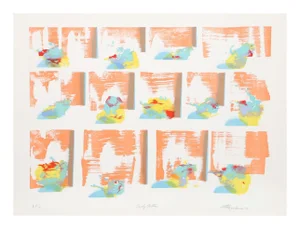 Athos Zacharias "Funny Money" Lithograph
