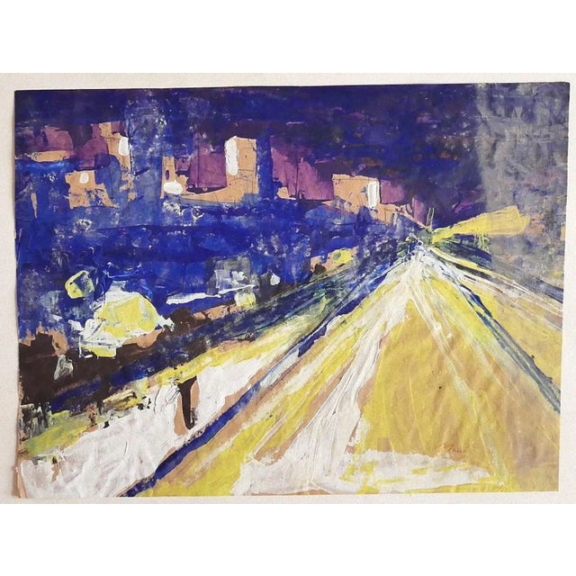 Landscapes is an original drawing in mixed media on paper realized by Daniele Macci. Han-signed on the lower right. Good...