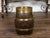 English English Turn of the Century Oak Barrel with Brass Braces, circa 1900 For Sale - Image 3 of 9