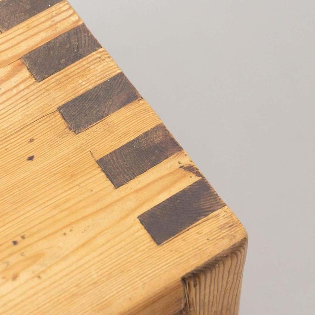 Brown Mid-Century Modern Rationalist Wood Table, 1960 For Sale - Image 8 of 16