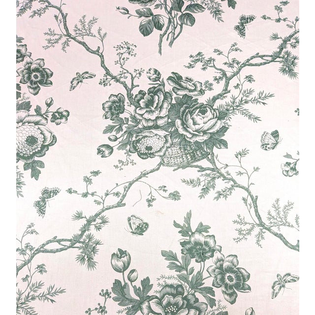 Vintage Kingsway "Hamilton" Floral Cotton After Ralph Lauren's Ashfield Fabric- 5 Yards For Sale - Image 4 of 10