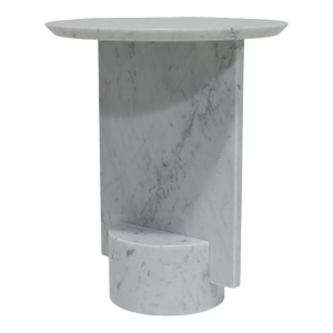 Rémi Bouhaniche “My Dear” Side Table in Carrara Marble