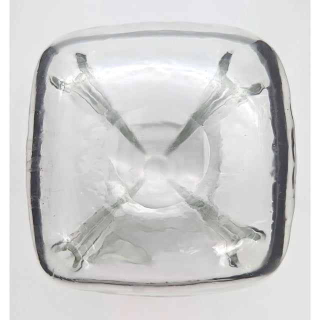 Mid 20th Century Danish Kluk Kluk Decanter With Crown Shaped Glass Stopper For Sale - Image 10 of 10
