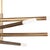 Regina Andrew Wick Steel Chandelier, Natural Brass For Sale - Image 4 of 6