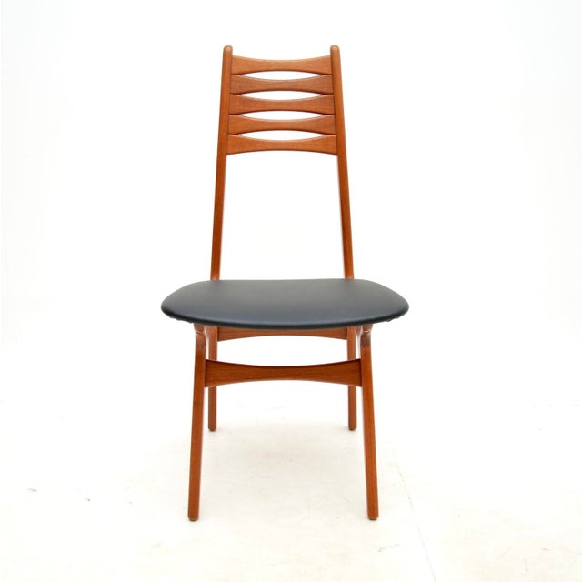 1960s Vintage Danish Teak Dining Chairs, 1960, Set of 8 For Sale - Image 5 of 11