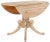 Wood Drop Leaf Dining Table in Rustic Natural For Sale - Image 7 of 9