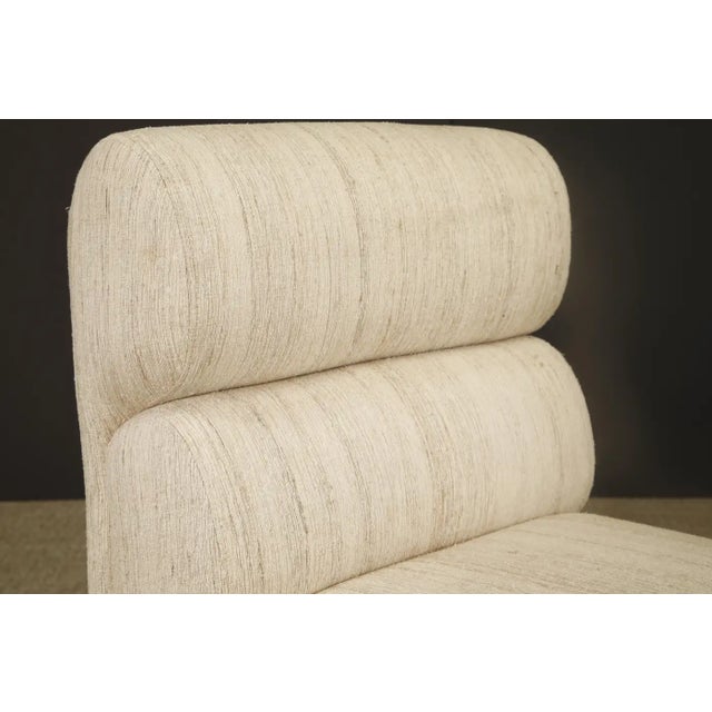 Set of 6 Channel-Tufted Post-Modern Dining Chairs by Finesse, 1970s, Signed For Sale - Image 13 of 15