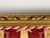 Wood Antique Louis XVI Style Giltwood Settee in Silk Damask C. Late 19th Century For Sale - Image 7 of 10