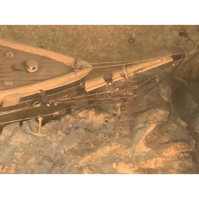 Handmade 1900s Ship Diorama For Sale - Image 9 of 11