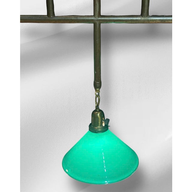 Early 20th Century Rustic Bedframe Chandelier With Swan Motif For Sale - Image 12 of 14