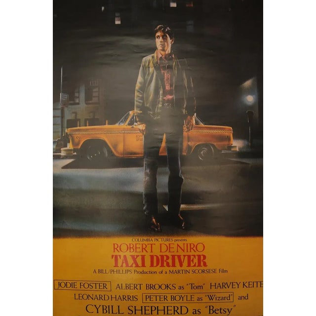 Martin Scorsese's Taxi Driver iconic original movie lithograph printed in the USA in 1976 Classic lithograph from the...