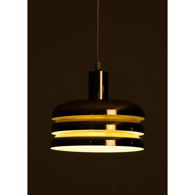 Brass Pendant Light by Hans-Agne Jakobsson, 1960s For Sale - Image 3 of 7