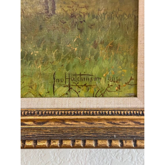 A remarkable pair of early 20th-century British oil paintings by John E. Hutchinson (1833–1910), depicting traditional...