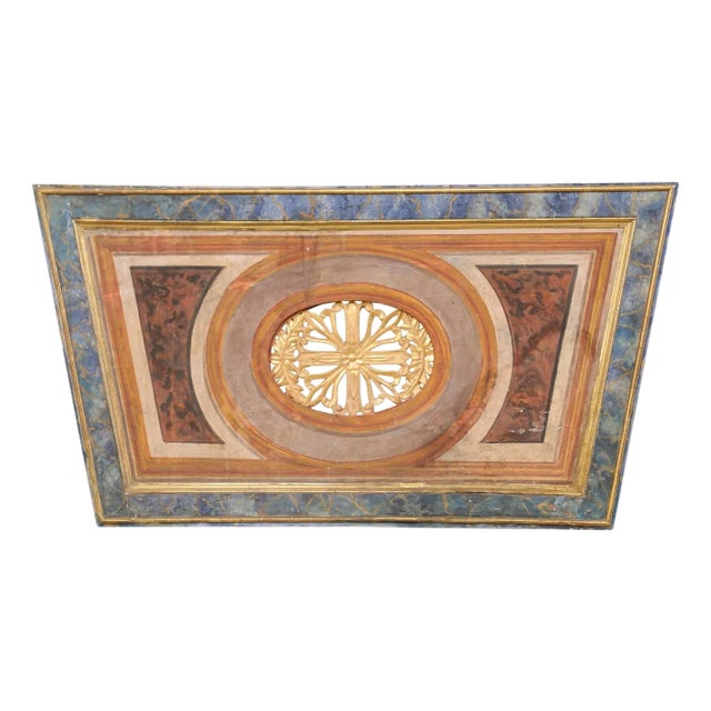 19th Century Italian Trapezoidal Wall Plaque For Sale