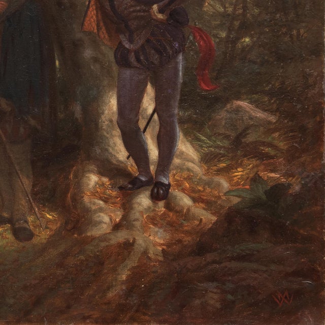 'As You Like It' by Marcus Waterman, Circa 1890, Shakespearean Comedy, Theater Scene, Pastoral For Sale - Image 9 of 11