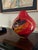 Signed Ioan Nemțoi Romanian Hand-Blown Multicolor Art Glass Vase Circa 1990 For Sale - Image 13 of 16