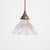 1950s Antique Reclaimed Holophane Glass Pendant Light, 1950s For Sale - Image 5 of 7