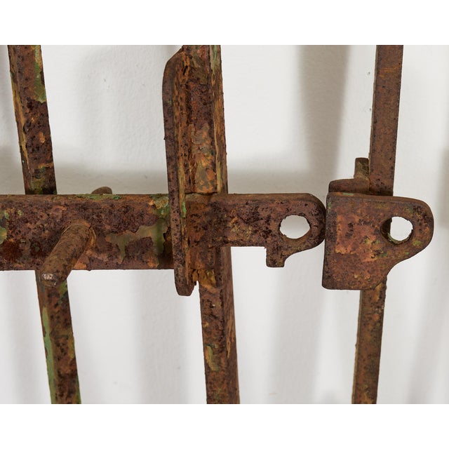 19th Century Stewart Iron Works Wrought Iron Double Entry Gates For Sale - Image 15 of 18