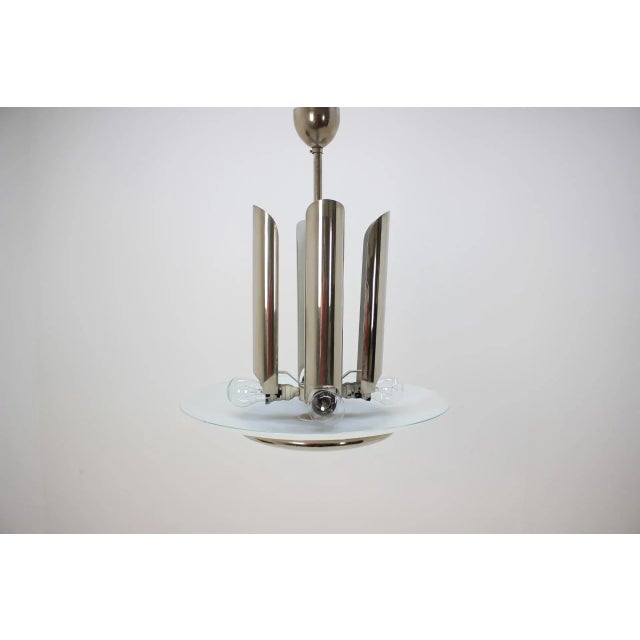 Art Deco Chrome Pendant, 1930s For Sale - Image 9 of 9