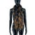 Chanel Black Printed 100% Silk Scarf. Sheer black silk chiffon printed with gold-tan chain links and quilted interlocking...
