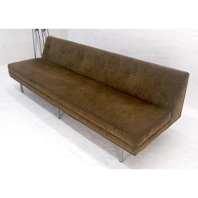 Late 20th Century George Nelson Atr Wedge Back Mid Century Modern Sofa MINT! For Sale - Image 5 of 11