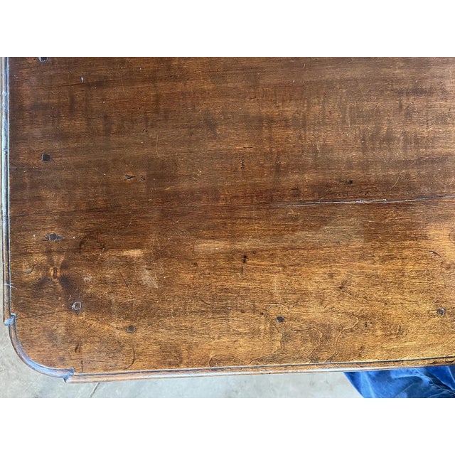 Antique French Walnut Side Table For Sale - Image 9 of 17