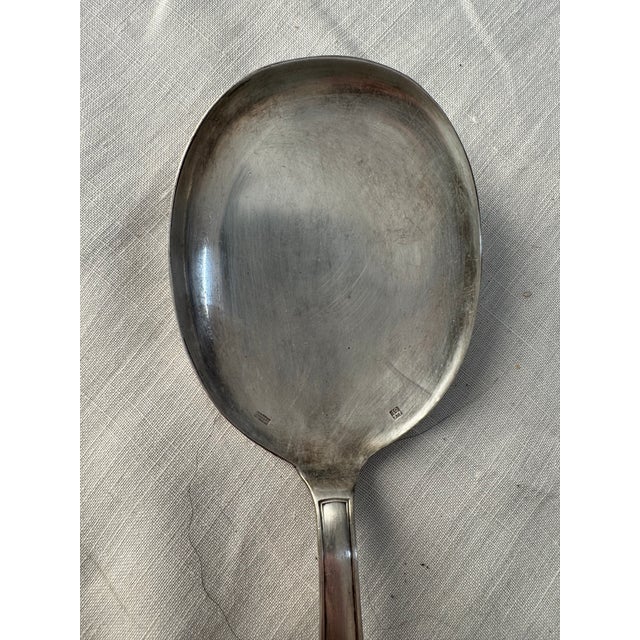 Silver-Plated Metal Cutlery Set, Set of 4 For Sale - Image 5 of 6