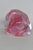 Large Mid Century Style Art Glass Paperweight Pink Swirl Clear Overlay 5193b For Sale - Image 12 of 13