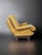 Armchair in Yellow Velvet and Wood, 1960s, in Flawless conditions. Designed 1960 to 1969