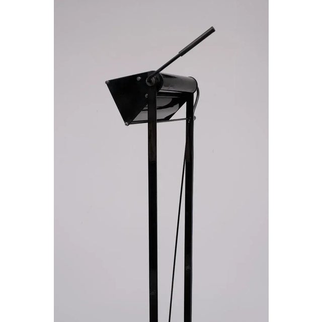 Black Opus Floor Lamp by A. Monica and P. Salvo for Lumina, Italy, 1980s For Sale - Image 8 of 12