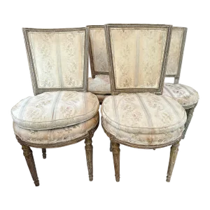 18th Century French Dining Chairs- Set of 4