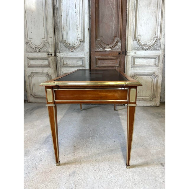 1970s Louis XVI Style Flat Desk, France, 1970 For Sale - Image 5 of 18