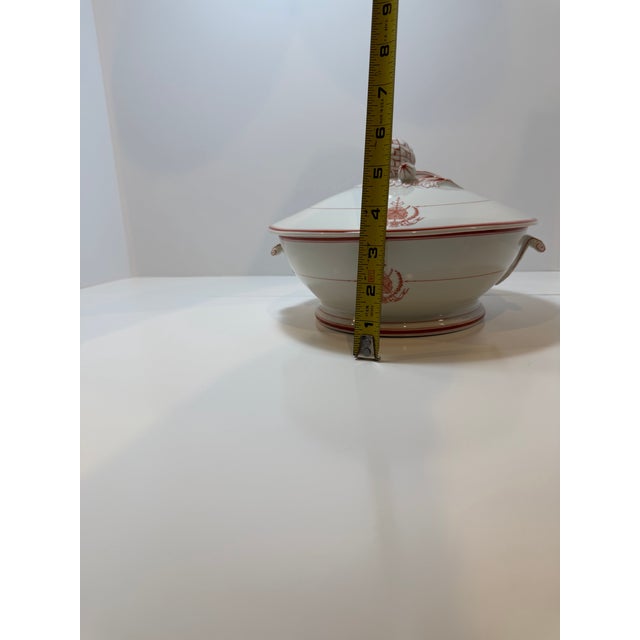 Ceramic Late 19th Century Pillivuyt Porcelain Tureen With Belgian Archery Guild Crest For Sale - Image 7 of 12