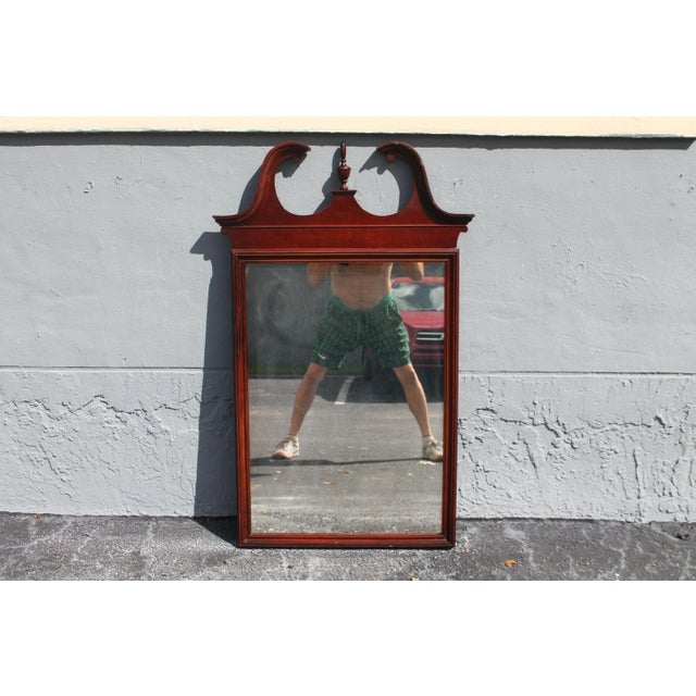 1940s Traditional-Style Wall Mirror For Sale - Image 10 of 11
