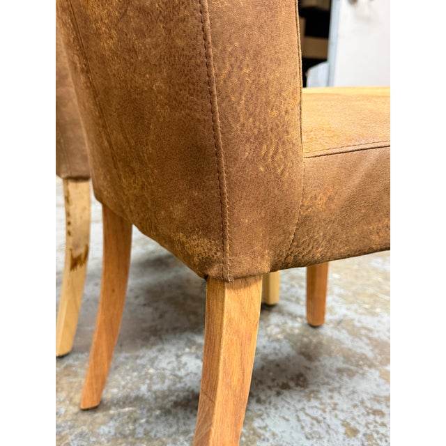 Modern Parsons-Style Dining Chairs, Set of Five For Sale - Image 10 of 12