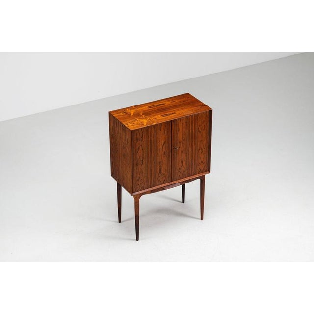 1960s Bar Cabinet in Rosewood by Illum Wikkelso for C. F. Christensen, Denmark, 1960 For Sale - Image 5 of 18