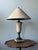 Farmhouse 1990s Neoclassical Faux Stone & Bronze Table Lamp For Sale - Image 3 of 8
