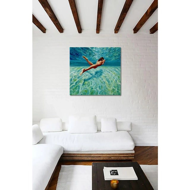 Anastasia Gklava, Floating Weightlessly, 2021, Oil on Canvas For Sale - Image 9 of 10