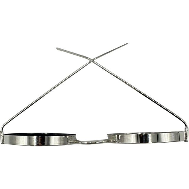 Arfasatti Italy Sterling Silver Double Photo Frame Glasses For Sale - Image 4 of 12