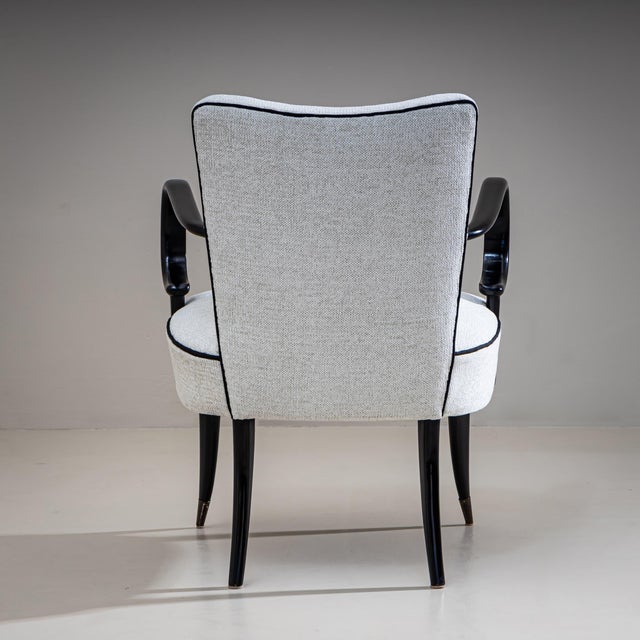 Mid-20th Century Pair of Armchairs, possibly Italy For Sale In New York - Image 6 of 9