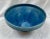 Beautifully crafted drip glaze pottery bowl. Varying shades of cerulean blue create a stunning effect. The drip finish...
