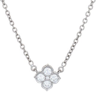 1990s Cartier Hindu Diamond Necklace 18k White Gold 1999 Receipt 16" Signed Jewelry For Sale