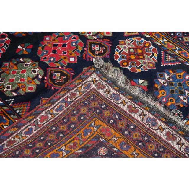 Textile Antique Shiraz Rug 5'1'' X 10'6'' For Sale - Image 7 of 11