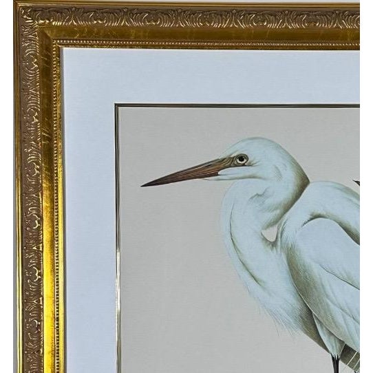 ate 20th Century Art LaMay Signed Limited Edition Passion Plums Herons Gold Gilt Framed Giclee For Sale In Portland, ME - Image 6 of 13
