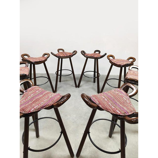 Vintage Spanish Bar Stool Marbella, 1960s For Sale - Image 4 of 5