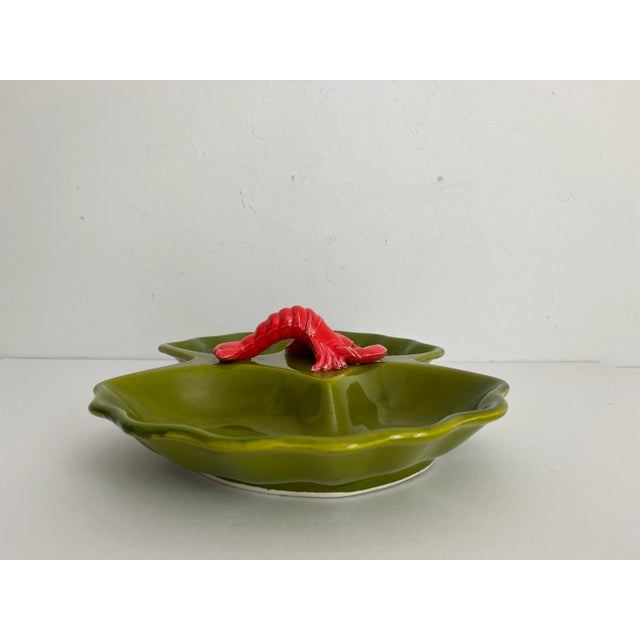 Ceramic Lobster Platter, California Pottery, 1970 For Sale - Image 9 of 11