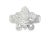 Elevate your style with this Estate 14K White Gold Diamond Fleur-De-Lis Ring. This timeless piece features a beautifully...